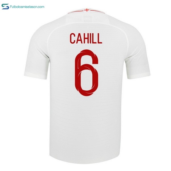 Camiseta Inglaterra 1ª Cahill 2018 Blanco